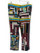 Emilio Pucci Size Medium Yellow, Burgundy & Multi No Fabric Tag Low Rise Pants Yellow, Burgundy & Multi / Medium
