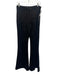 NBD Size M Black Polyester All Over Sequins Side Zip High Rise Flare Pants Black / M