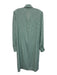 Balenciaga Size M Green & White No Fabric Tag Sequin Print Long Sleeve Dress Green & White / M