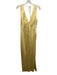 Abercrombie & Fitch Size M Butter Yellow Polyester Sleeveless V Neck Dress Butter Yellow / M