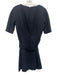 Proenza Schouler Size 6 Navy Wool Sailor Buttons 1/2 Sleeve Waist Detail Dress Navy / 6