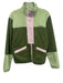 Columbia Size S Mint Green, Olive & Lavender Polyester Fleece Color Block Jacket Mint Green, Olive & Lavender / S