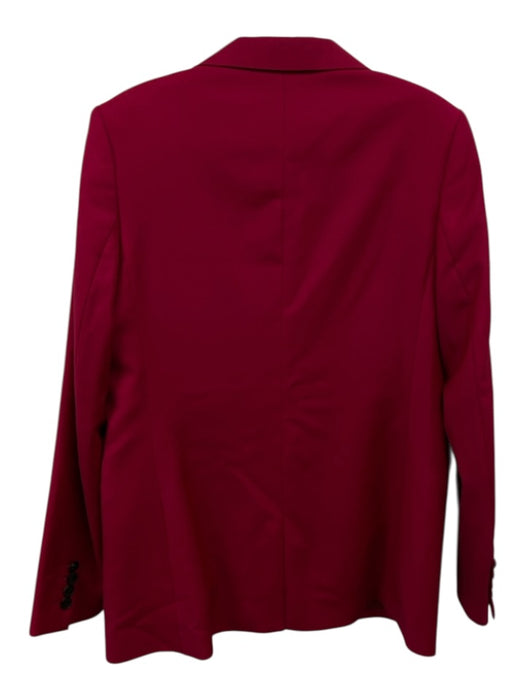 The Kooples Size 38 / M Fuchsia Wool Flap Pocket 2 button Welt Pocket Jacket Fuchsia / 38 / M