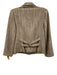 Hartnell Size S Brown, Gray & Beige No Fabric Tag Tweed Gold Buttons Jacket Brown, Gray & Beige / S