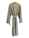 Emporio Armani Size 50 Light taupe Rayon Hidden Button Pockets Belted Coat Light taupe / 50
