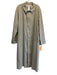 Emporio Armani Size 50 Light taupe Rayon Hidden Button Pockets Belted Coat Light taupe / 50