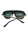 Quay Pink, Black & Gold Acetate Mirror Gold Tone Metal Logo Sunglasses Pink, Black & Gold