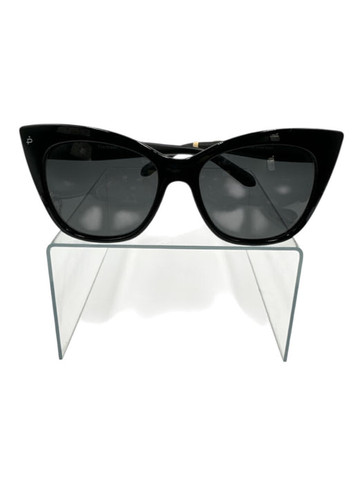 Prive Revaux Black Acetate Oversize Tinted Cat Eye Sunglasses Black