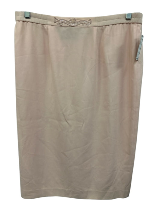 Donna Vinci Couture Size 16 Light Pink Acetate & Polyester Beaded Skirt Set Light Pink / 16