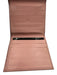 Chanel Light Pink Leather Interlocking CC Snap Button Close Compact Wallets Light Pink