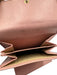 Chanel Light Pink Leather Interlocking CC Snap Button Close Compact Wallets Light Pink