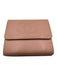Chanel Light Pink Leather Interlocking CC Snap Button Close Compact Wallets Light Pink