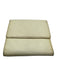 Chanel Cream White Leather Enamel Logo Snap Button Close Compact Wallets Cream White