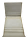 Chanel Cream White Leather Enamel Logo Snap Button Close Compact Wallets Cream White