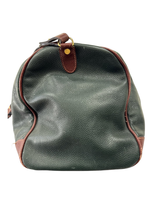 Fairway & Greene AS IS Green Leather Solid Duffle Men's Bag Green