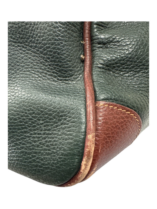 Fairway & Greene AS IS Green Leather Solid Duffle Men's Bag Green