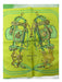 Hermes Green Print Silk Equestrian Square scarf Green Print / Small