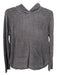 Barefoot Dreams Size M Dark Taupe Gray Polyester Hood kangaroo Pocket Sweater Dark Taupe Gray / M