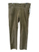 Peter Millar Size 34 Green Cotton Solid Zip Fly Men's Pants Green / 34