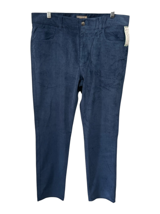 Peter Millar Size 35 Blue Polyester Solid Zip Fly Men's Pants Blue / 35