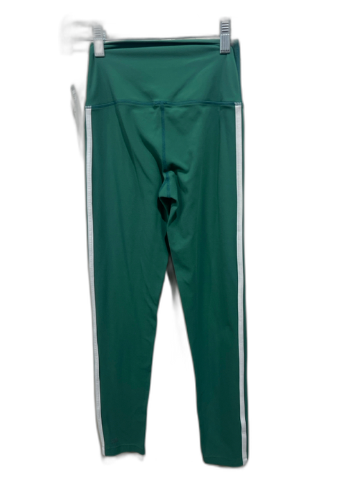 Splits 59 Size S Green & White Nylon Blend Athletic Stripe Leggings Pant Set Green & White / S