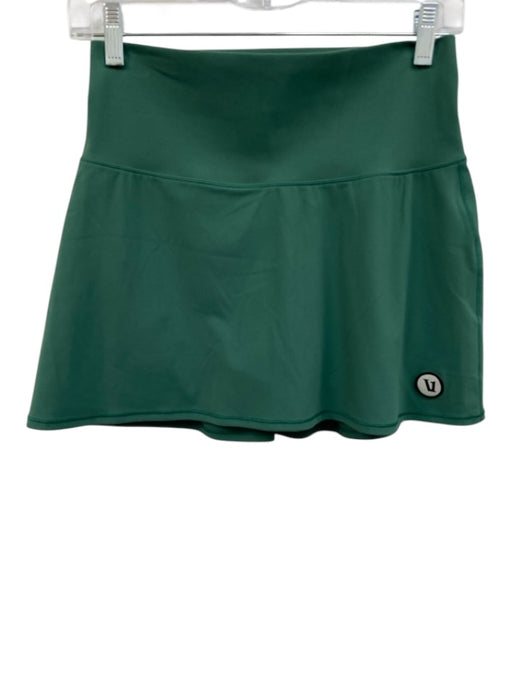 Vuori Size Small Green Elastic Waist Logo Athletic Skort Green / Small
