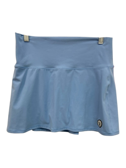 Vuori Size Small Light Blue Elastic Waist Logo Athletic Skort Light Blue / Small