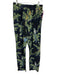 Stella McCartney Size Est XS Blue, Green, Black Silk Elastic Waist birds Pants Blue, Green, Black / Est XS