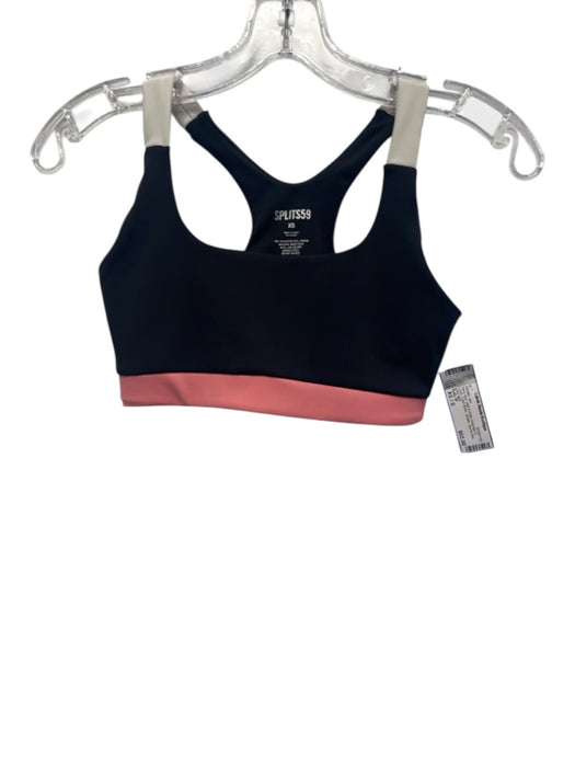 Splits 59 Size XS / S Navy blue, pink & white Polyester & Lycra Athletic Set Navy blue, pink & white / XS / S