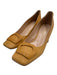 Rupert Sanderson Shoe Size 36 Mustard Yellow Leather Square Toe Buckle Pumps Mustard Yellow / 36