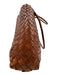 Dragon Diffusion Bags Brown Leather Woven Top Handle Shoulder Bag Brown / M