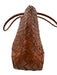 Dragon Diffusion Bags Brown Leather Woven Top Handle Shoulder Bag Brown / M