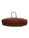 Dragon Diffusion Bags Brown Leather Woven Top Handle Shoulder Bag Brown / M