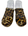 No. 6 Shoe Size 36 Black, Brown, Green Ponyhair Leather Upper Wood Sole Clogs Black, Brown, Green / 36