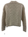 J. Crew Size XS Cream Merino Wool Cable Knit Zip front Cardigan Cream / XS