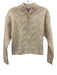 J. Crew Size XS Cream Merino Wool Cable Knit Zip front Cardigan Cream / XS