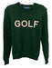 Renwick Size XS Green & Pink Cotton Golf Ribbed Trim Sweater Green & Pink / XS