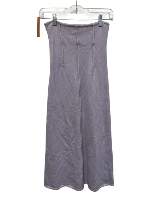 Dorothee Schumacher Size 1 Lavender Purple Wool Blend Knit Pintuck Detail Skirt Lavender Purple / 1