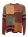 Ulla Johnson Size P / XS Red, Orange, Multi Wool Blend jacquard knit Sweater Red, Orange, Multi / P / XS