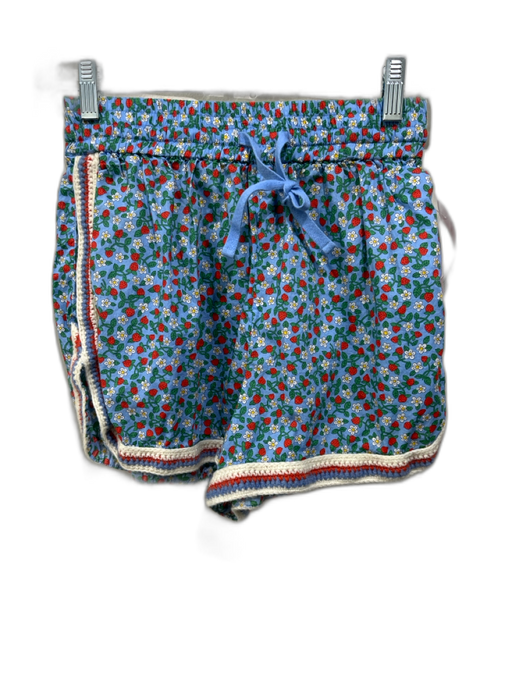 Sea New York Size XS Blue & Multi Cotton Elastic & Drawstring Waist Short Shorts Blue & Multi / XS