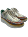 Chloe Shoe Size 36 White & Multi Textile Contrast Stitching Platform Sneakers White & Multi / 36
