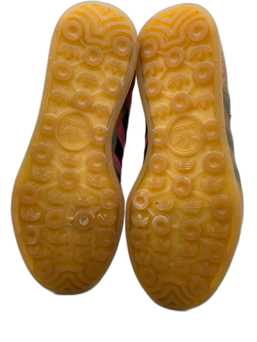 Adidas Shoe Size 5.5 Pink & Black Suede Low Top T Toe Lace Up Gazelle Sneakers Pink & Black / 5.5