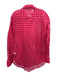 Solid & Striped Size Small Hot pink Cotton Long Sleeve Eyelet Button Front Dress Hot pink / Small