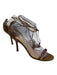Jimmy Choo Shoe Size 39 Brown & Multi Leather Stiletto Ankle Wrap Strap Pumps Brown & Multi / 39