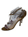 Jimmy Choo Shoe Size 39 Brown & Multi Leather Stiletto Ankle Wrap Strap Pumps Brown & Multi / 39
