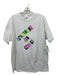 Noah Size M White & Multi Cotton Men's Short Sleeve White & Multi / M