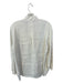 Massimo Dutti Size S White & Brown Hemp Blend Long Sleeve Striped Jacket White & Brown / S