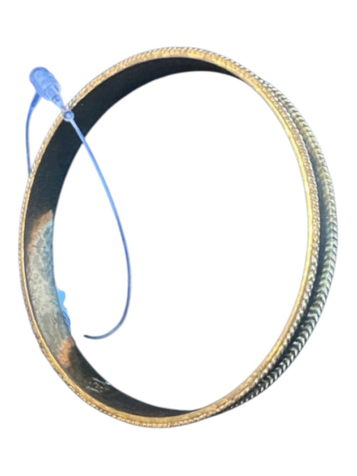 Julie Vos Gold Metal Hammered Bangle Bracelet Gold