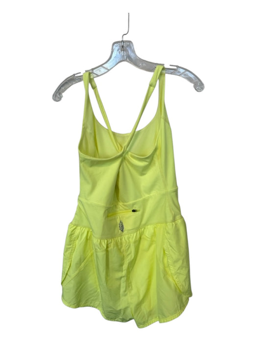 FP Movement Size L Neon Yellow Built in bra Athletic Romper Neon Yellow / L