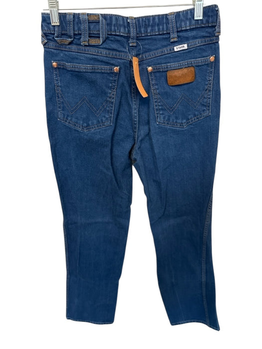 Wrangler x Staud Size 28 Dark Wash Cotton Blend High Waist Boot Cut Jeans Dark Wash / 28